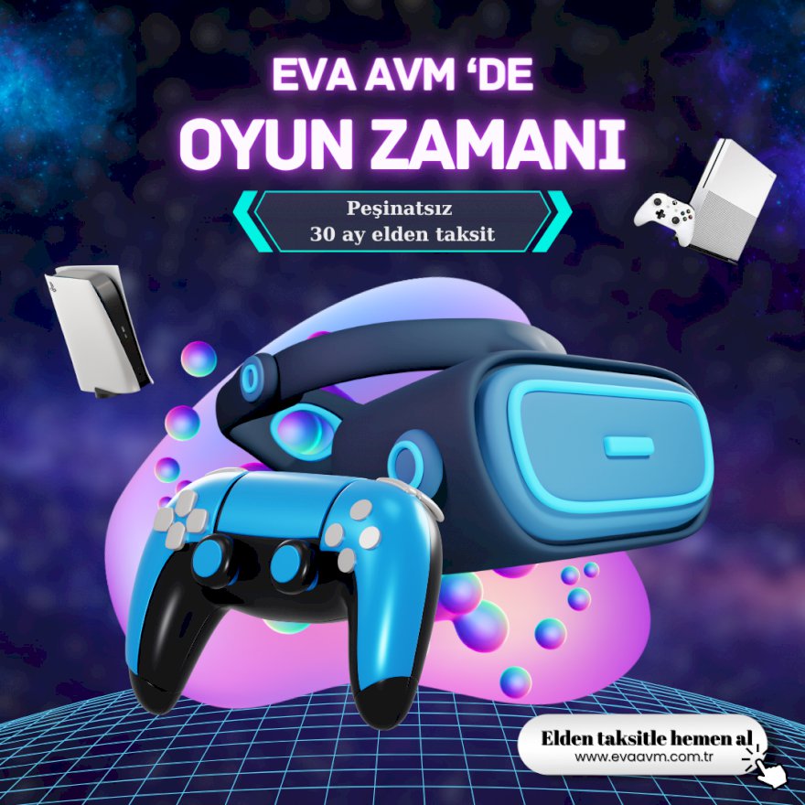 Oyun Dünyasının Yıldızları Şimdi Eva AVM'de! PlayStation 5 ve Xbox ile Tanışın!