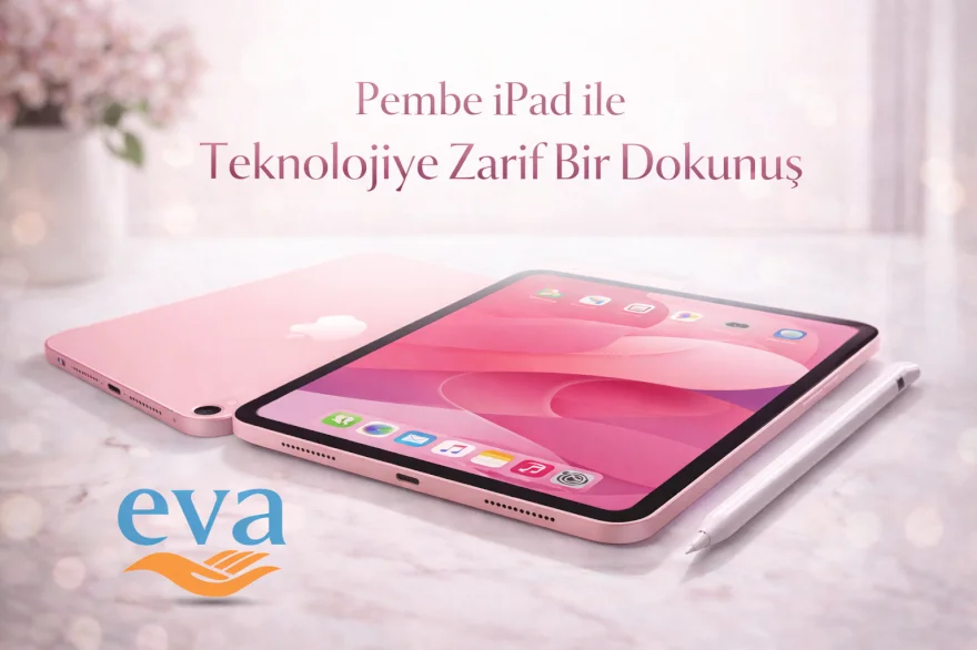 Pembe iPad ile Teknolojiye Zarif Bir Dokunuş 