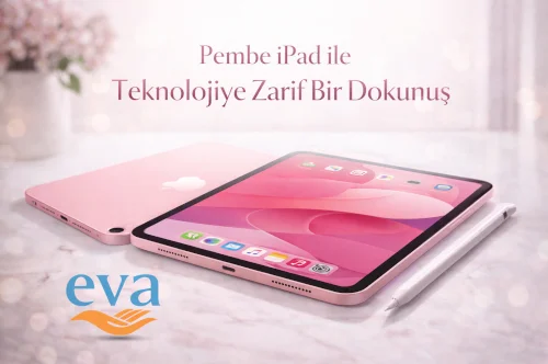 Pembe iPad ile Teknolojiye Zarif Bir Dokunuş 