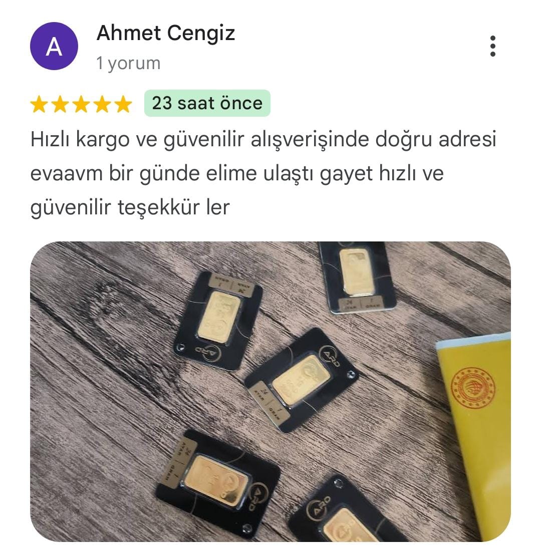 Google yorum görseli - Ahmet Cengiz