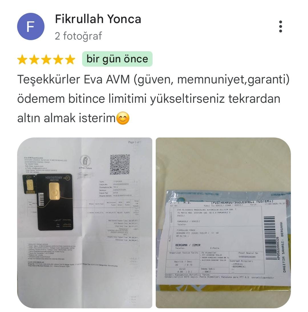 Google yorum görseli - Fikrullah Yonca
