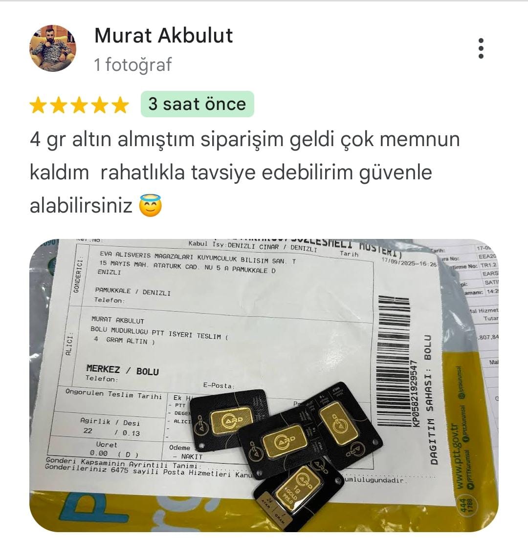 Google yorum görseli - Murat Akbulut