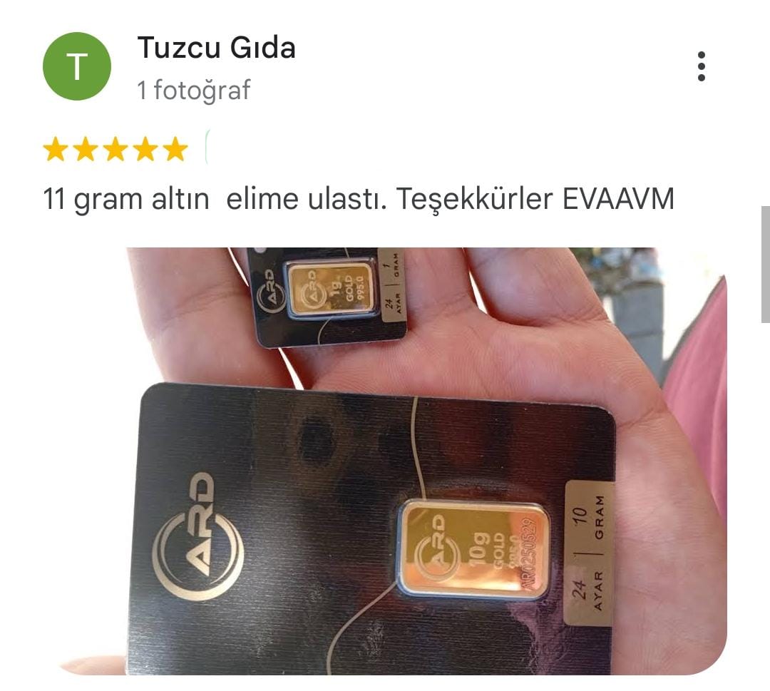 Google yorum görseli - Tuzcu Gıda 