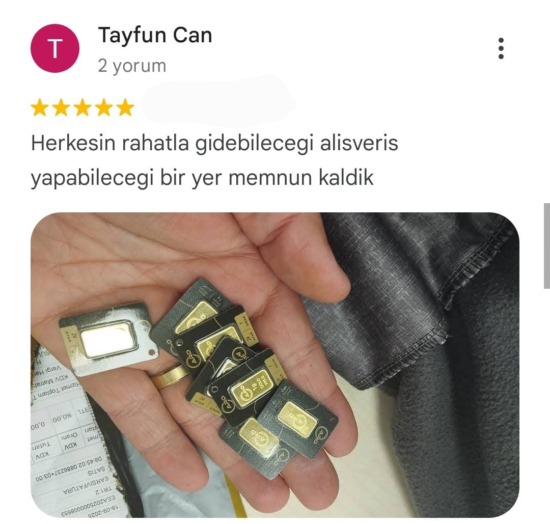 Google yorum görseli - Tayfun Can