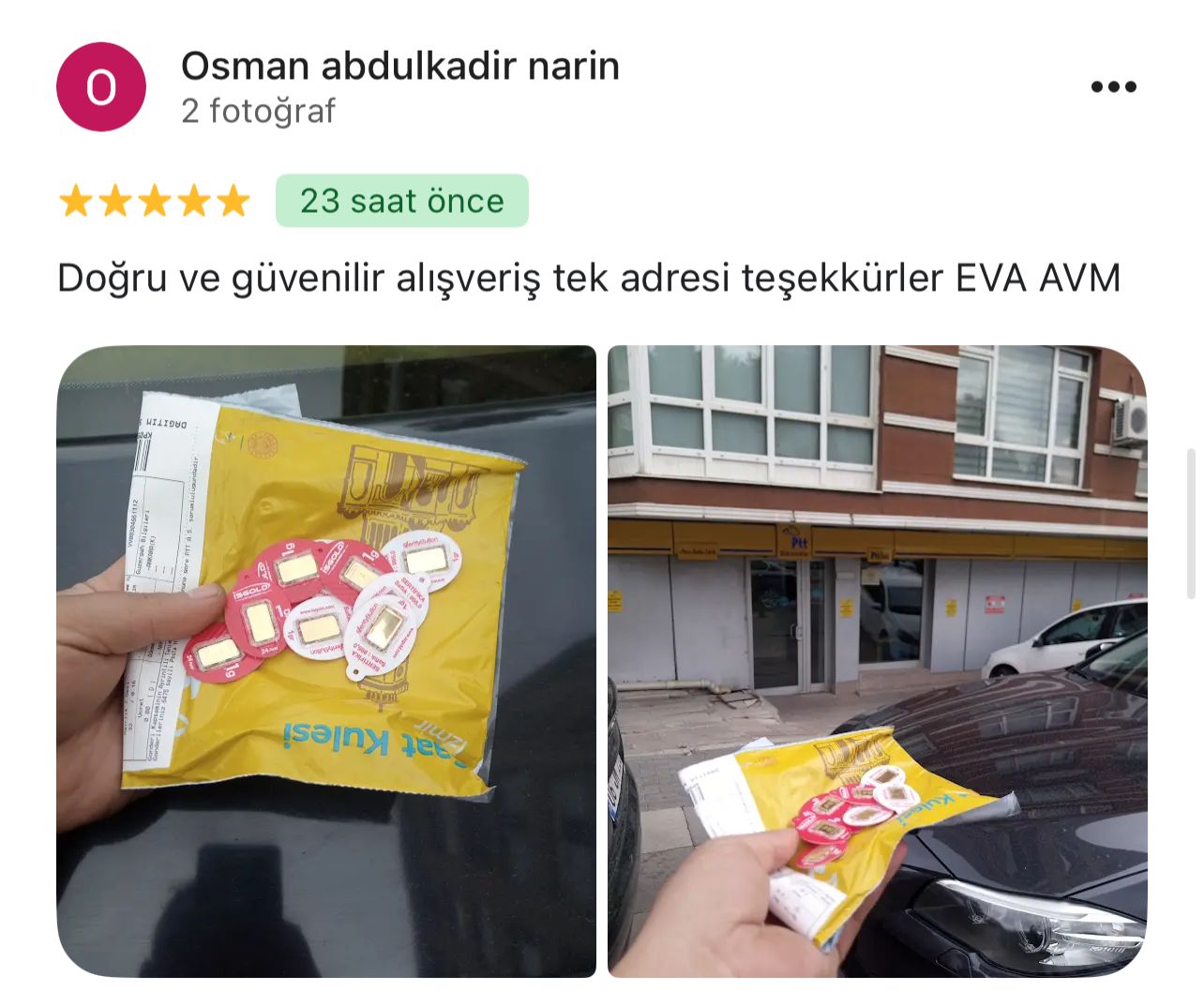 Google yorum görseli - Osman abdulkadir narin