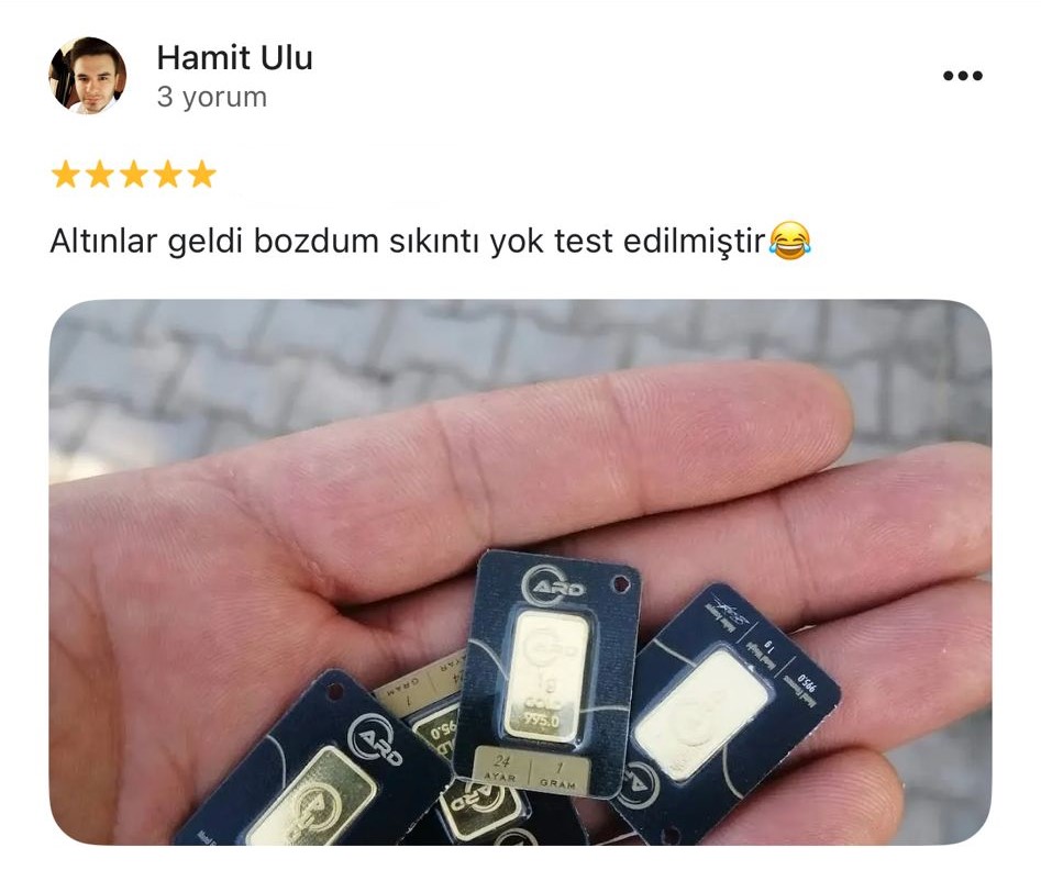 Google yorum görseli - Hamit Ulu