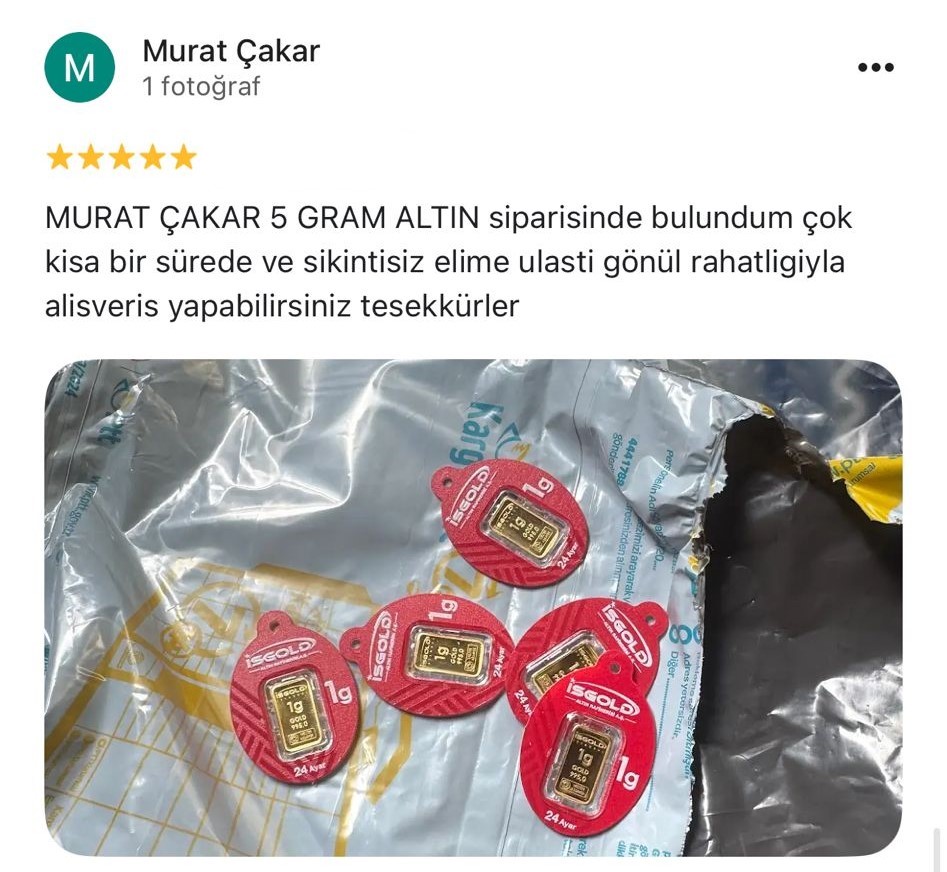 Google yorum görseli - Murat Çakar