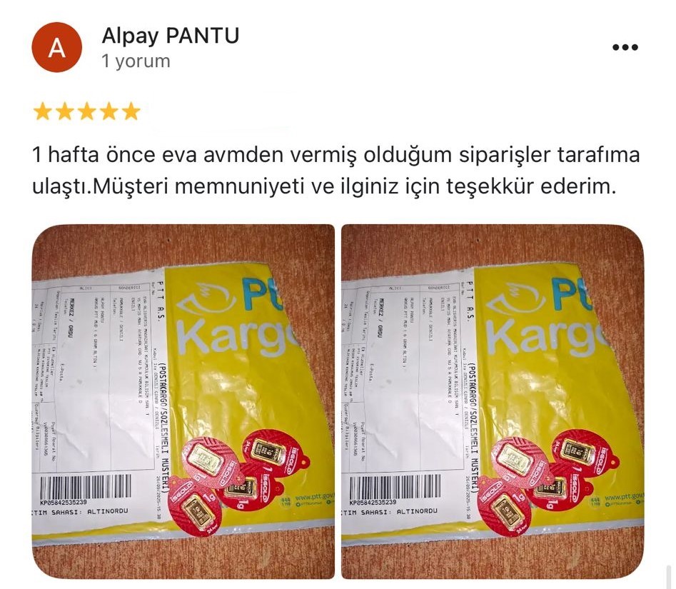 Google yorum görseli - Alpay PANTU