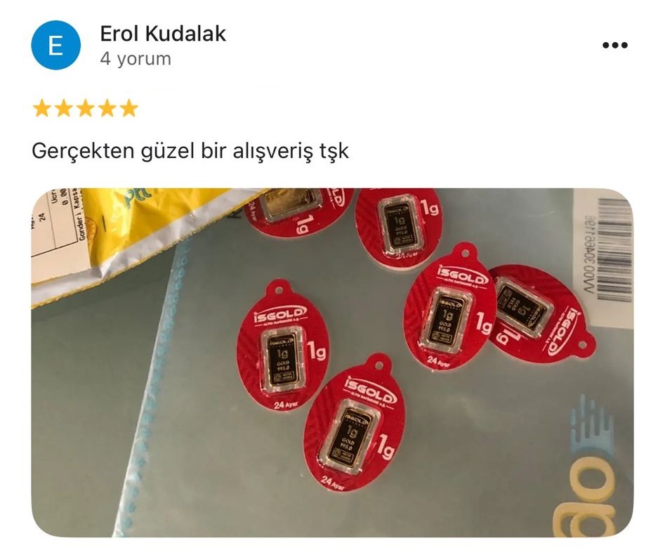 Google yorum görseli - Erol Kudalak