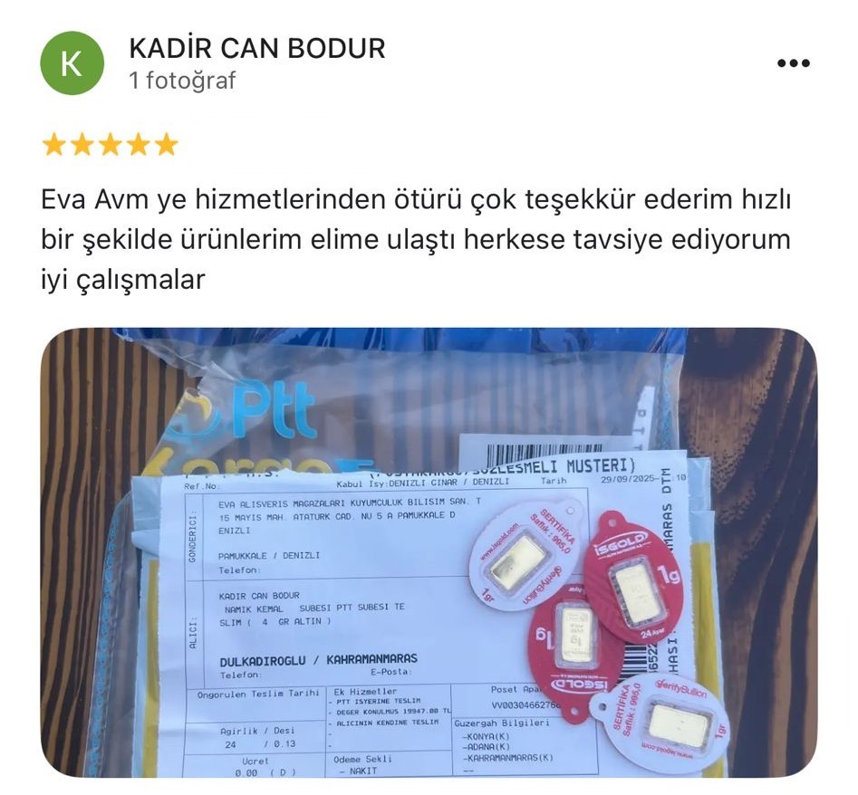 Google yorum görseli - KADİR CAN BODUR