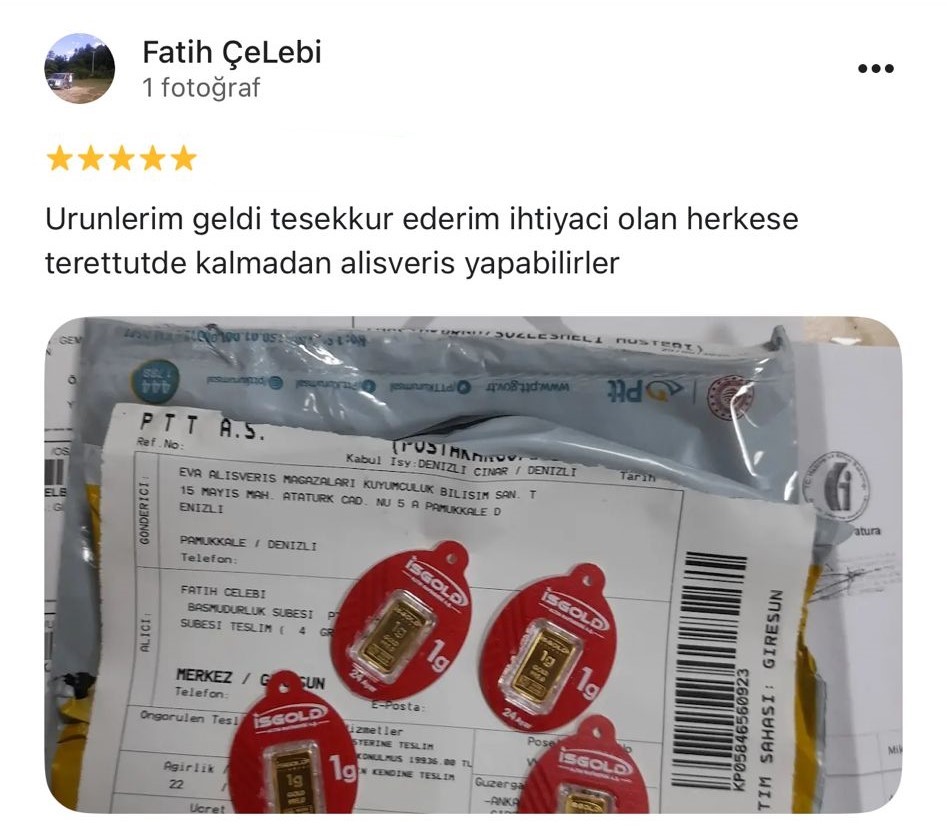 Google yorum görseli - Fatih ÇeLebi