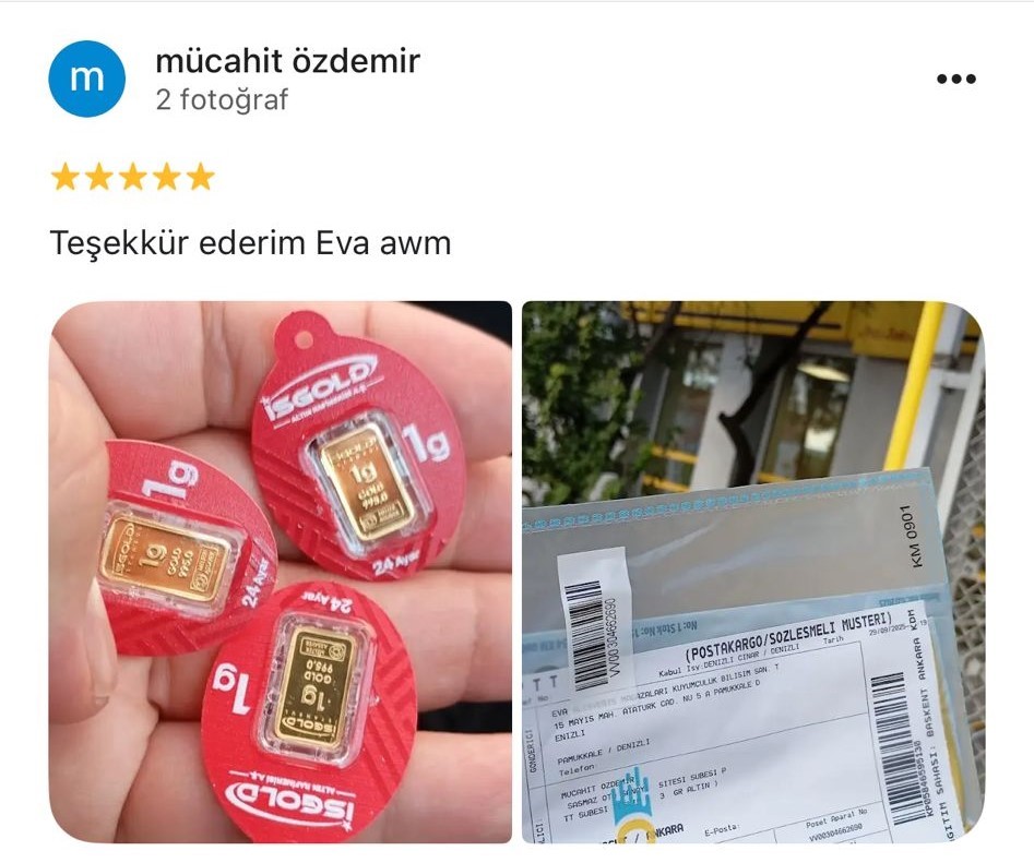 Google yorum görseli - mücahit özdemir