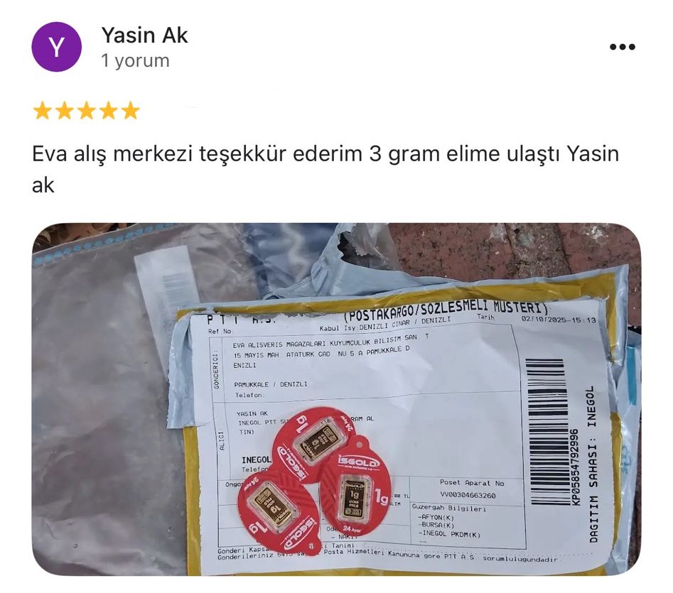 Google yorum görseli - Yasin Ak