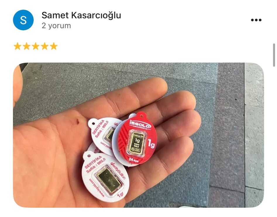 Google yorum görseli - Samet Kasarcıoğlu