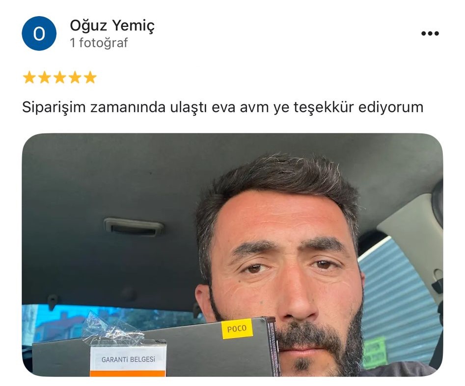 Google yorum görseli - Oğuz Yemiç