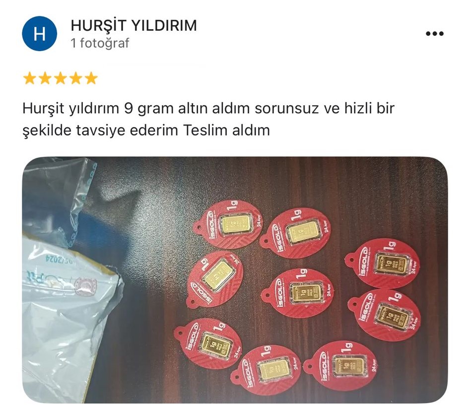 Google yorum görseli - HURŞİT YILDIRIM