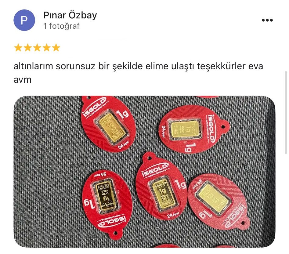 Google yorum görseli - Pınar Özbay