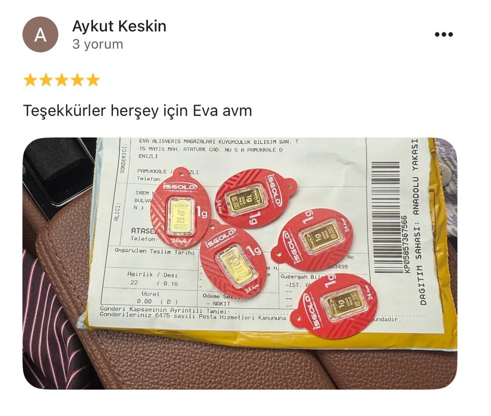 Google yorum görseli - Aykut Keskin