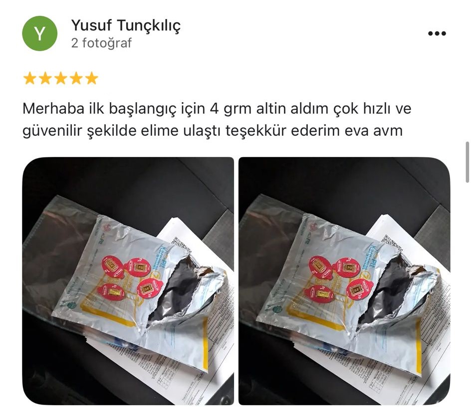 Google yorum görseli - Yusuf Tunçkılıç