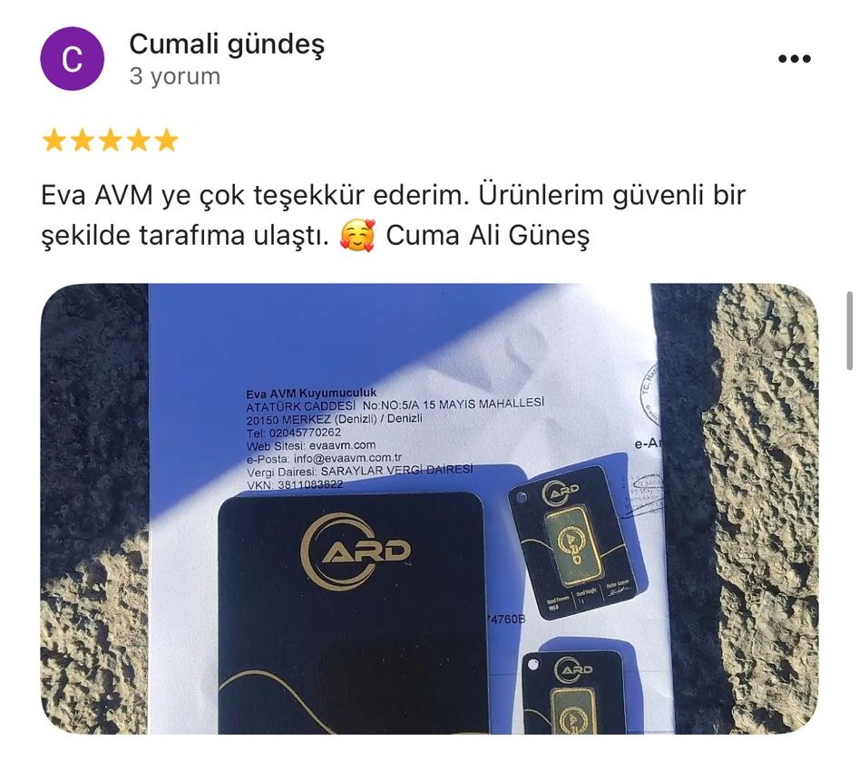 Google yorum görseli -    Cumali gündeş
