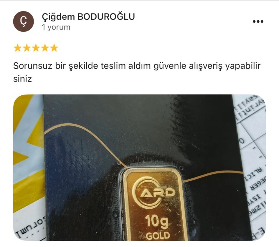 Google yorum görseli -    Çiğdem BODUROĞLU