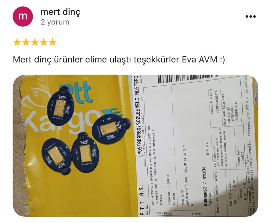 Google yorum görseli - mert dinç