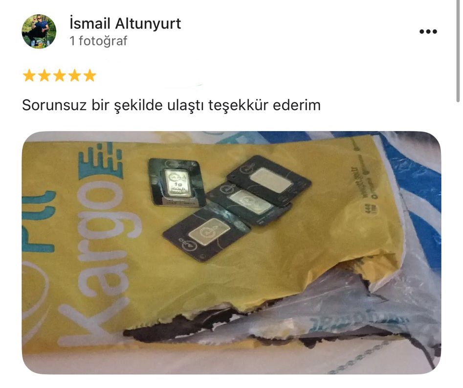 Google yorum görseli - İsmail Altunyurt