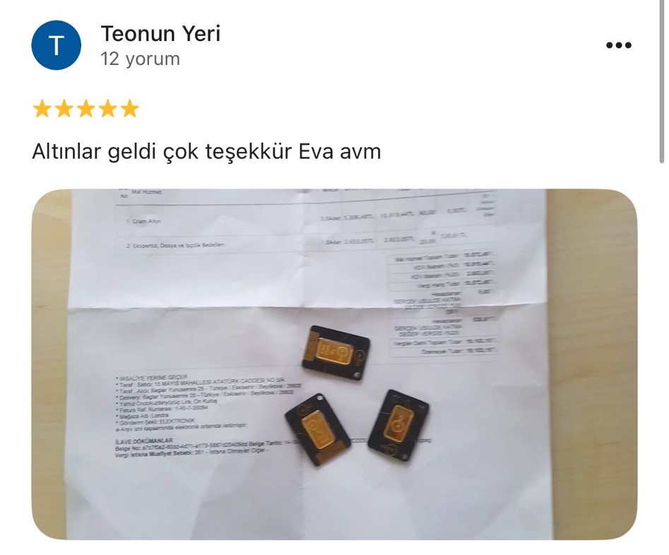 Google yorum görseli -    Teonun Yeri