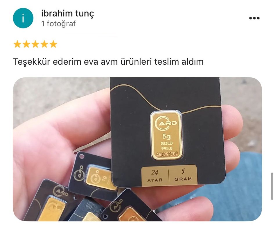 Google yorum görseli -    ibrahim tunç