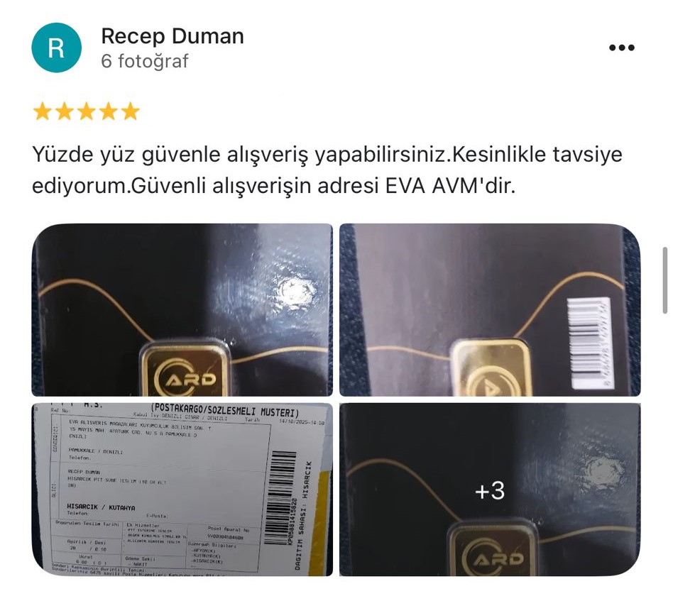 Google yorum görseli - Recep Duman
