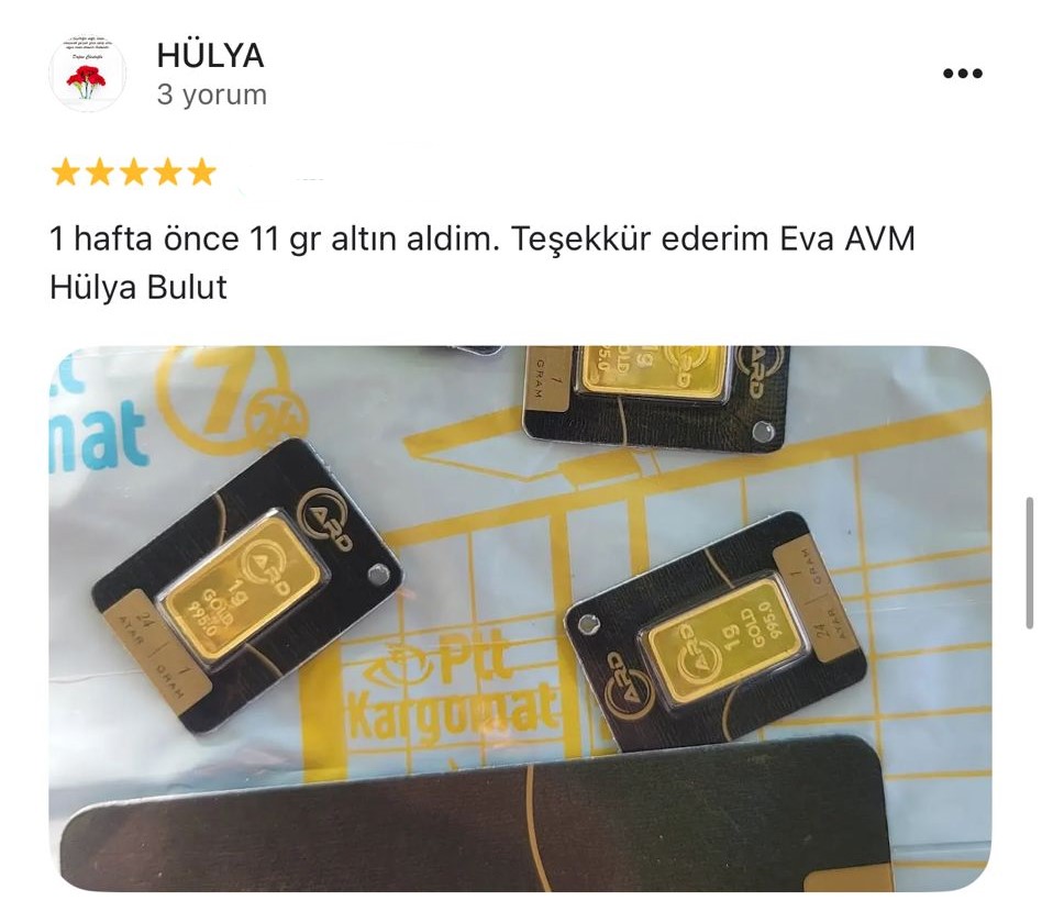 Google yorum görseli -    HÜLYA