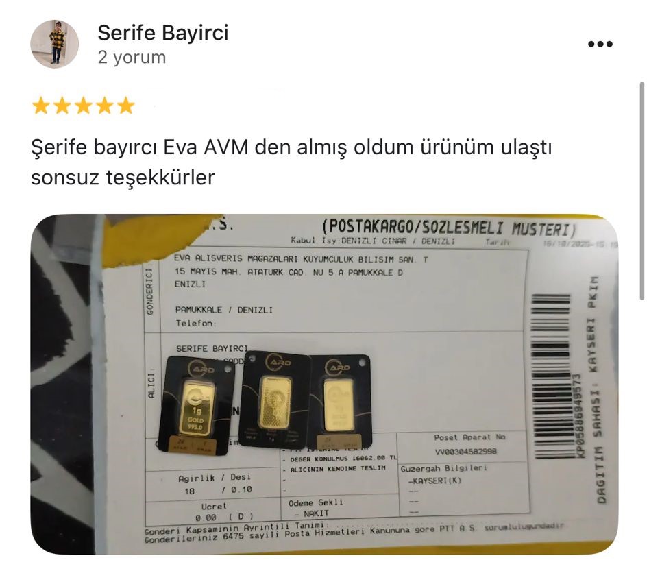 Google yorum görseli -    Serife Bayirci