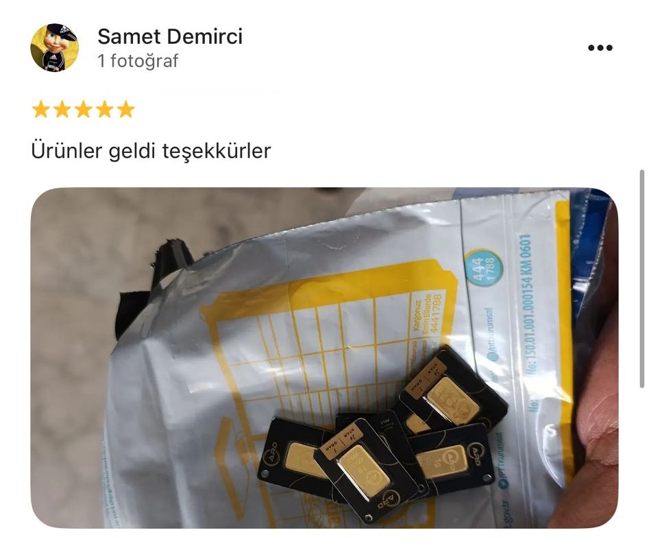 Google yorum görseli - Samet Demirci