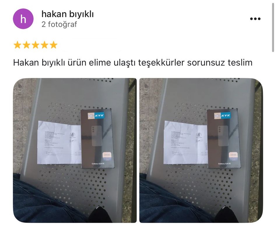 Google yorum görseli - hakan bıyıklı