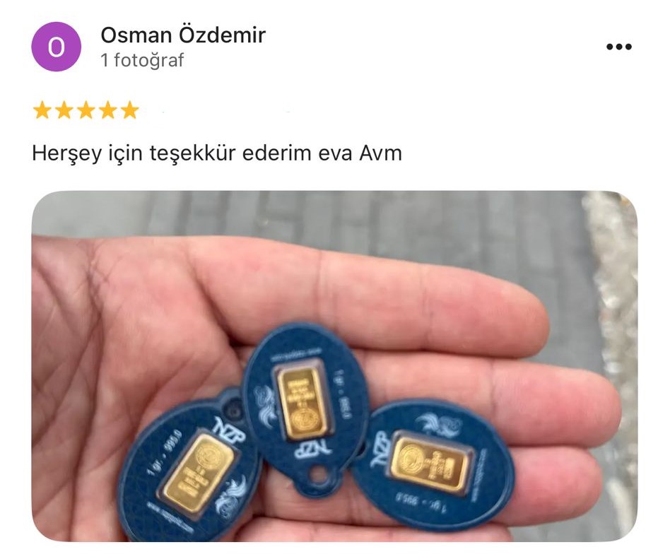 Google yorum görseli -    Osman Özdemir