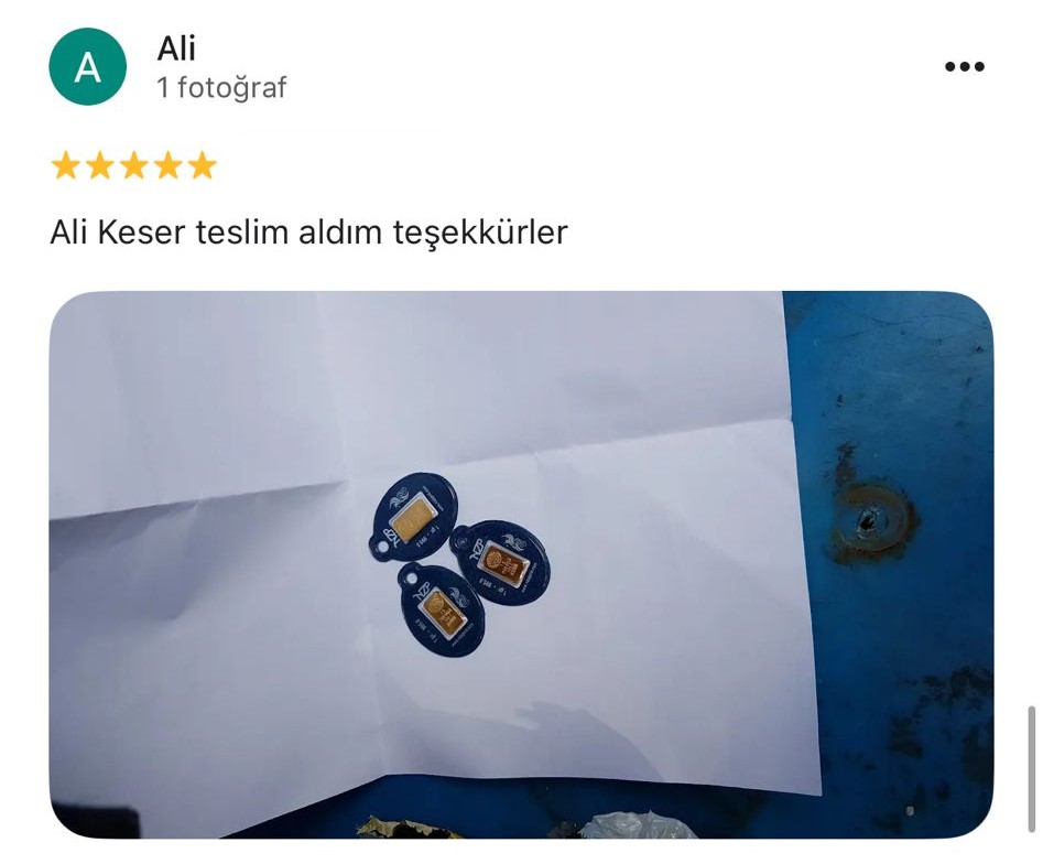 Google yorum görseli -    Ali