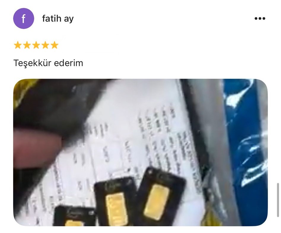 Google yorum görseli - fatih ay