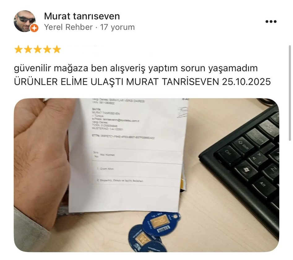 Google yorum görseli - Murat tanrıseven