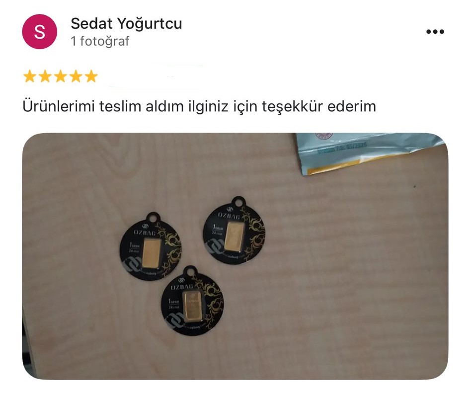 Google yorum görseli -    Sedat Yoğurtcu