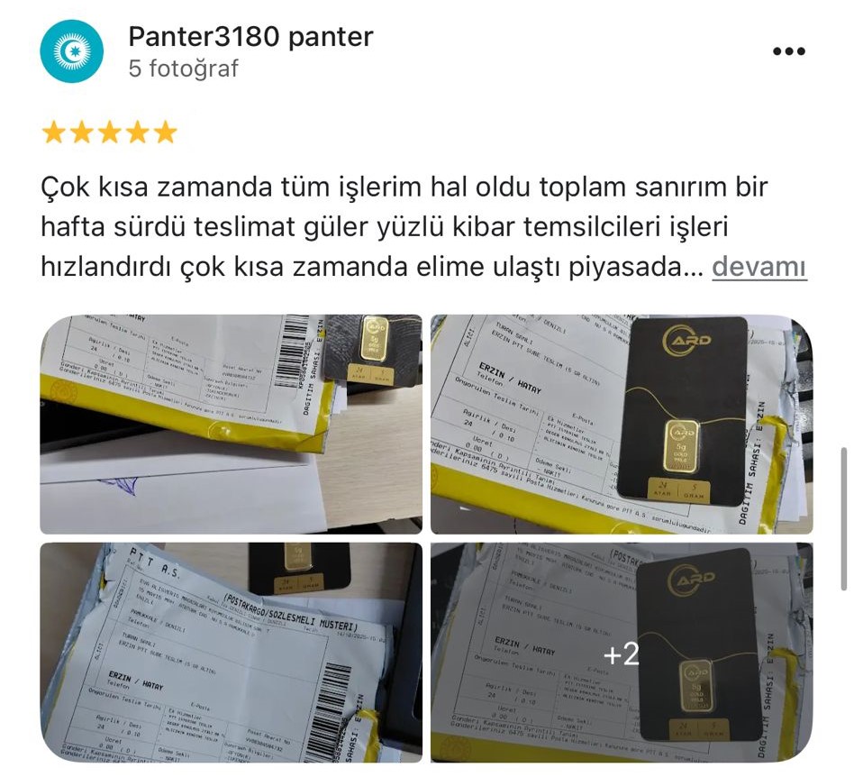 Google yorum görseli - Panter3180 panter