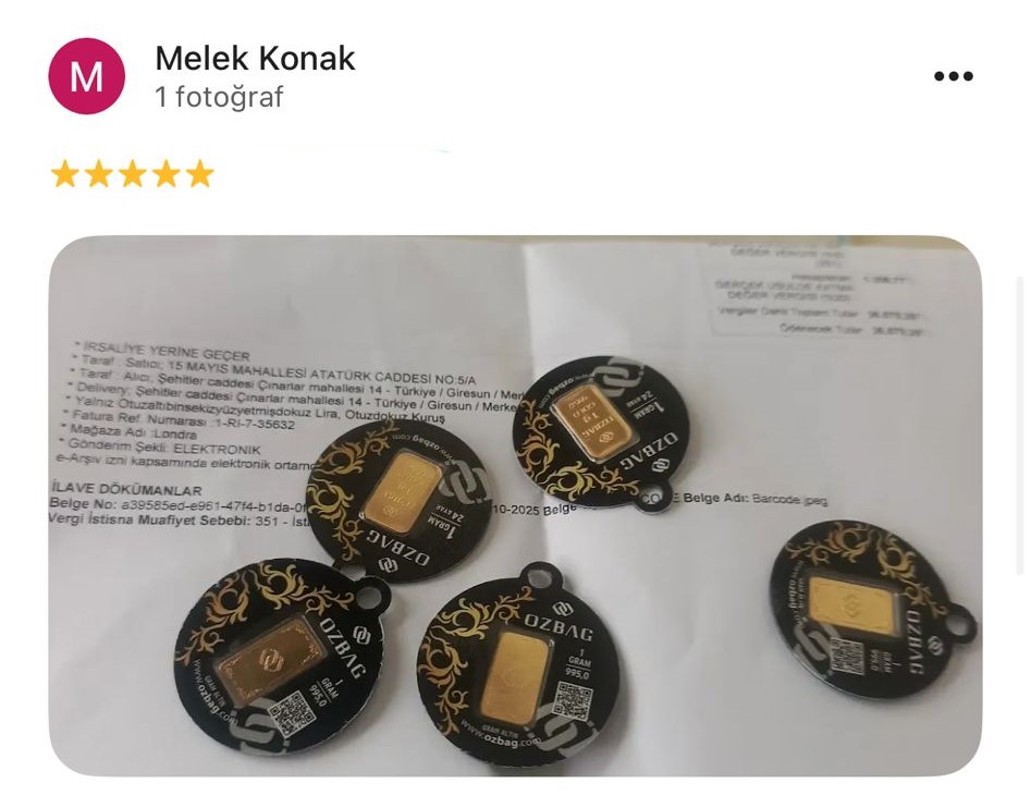 Google yorum görseli - Melek Konak