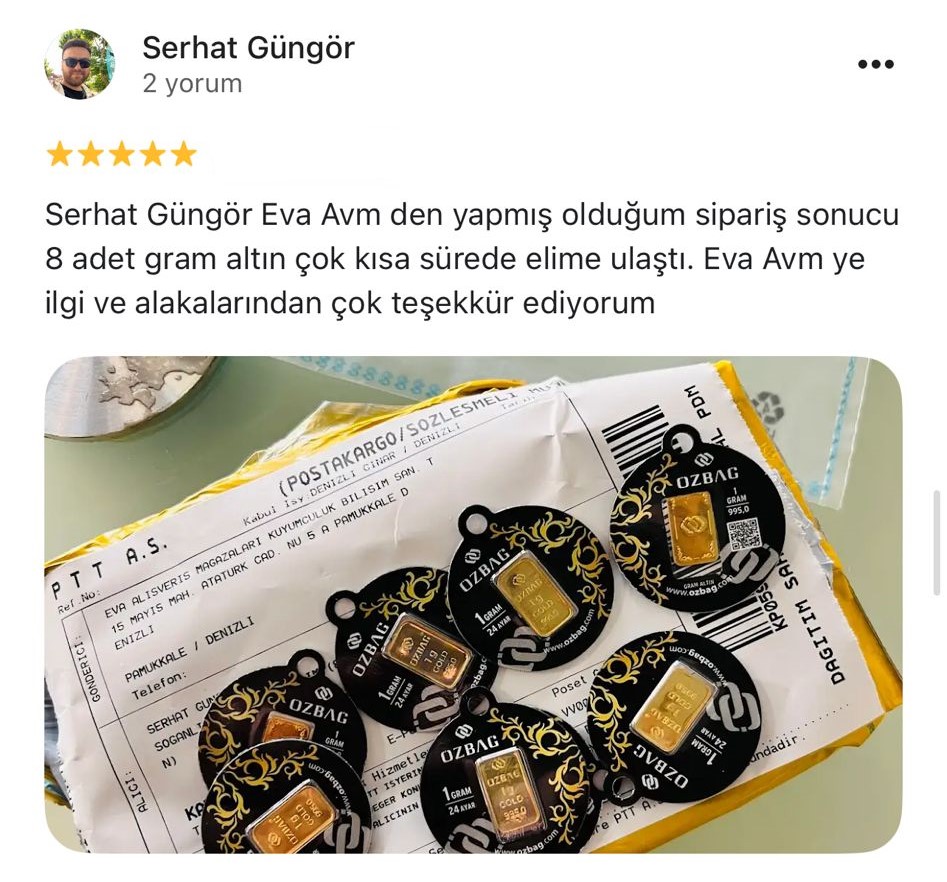 Google yorum görseli - Serhat Güngör