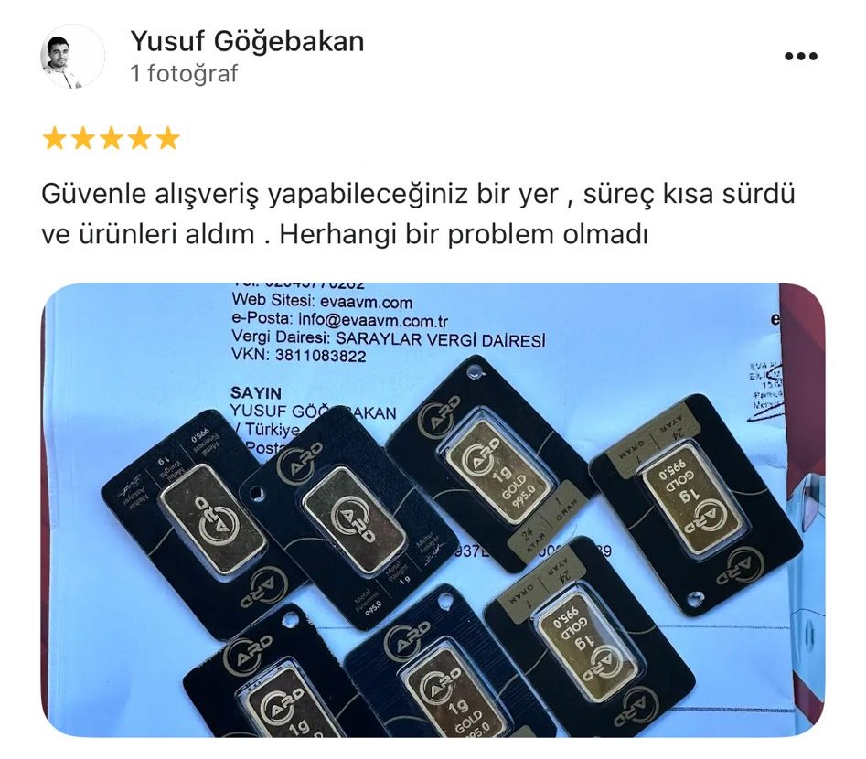 Google yorum görseli - Yusuf Göğebakan
