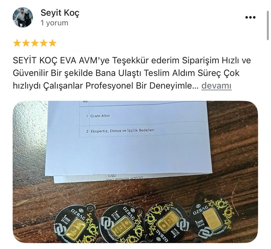 Google yorum görseli - Seyit Koç