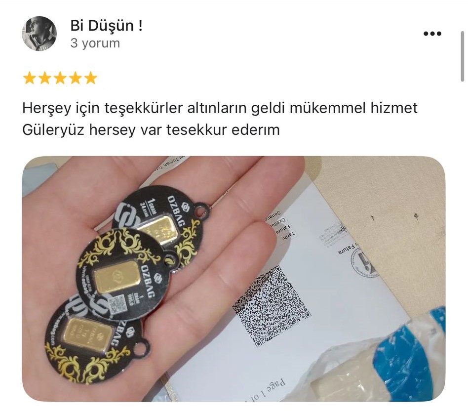 Google yorum görseli - Bi Düşün !
