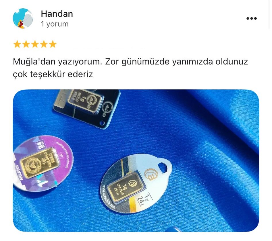 Google yorum görseli - Handan