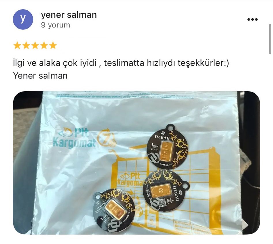 Google yorum görseli - yener salman