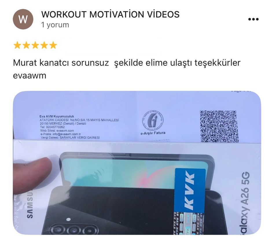 Google yorum görseli - WORKOUT MOTİVATİON VİDEOS