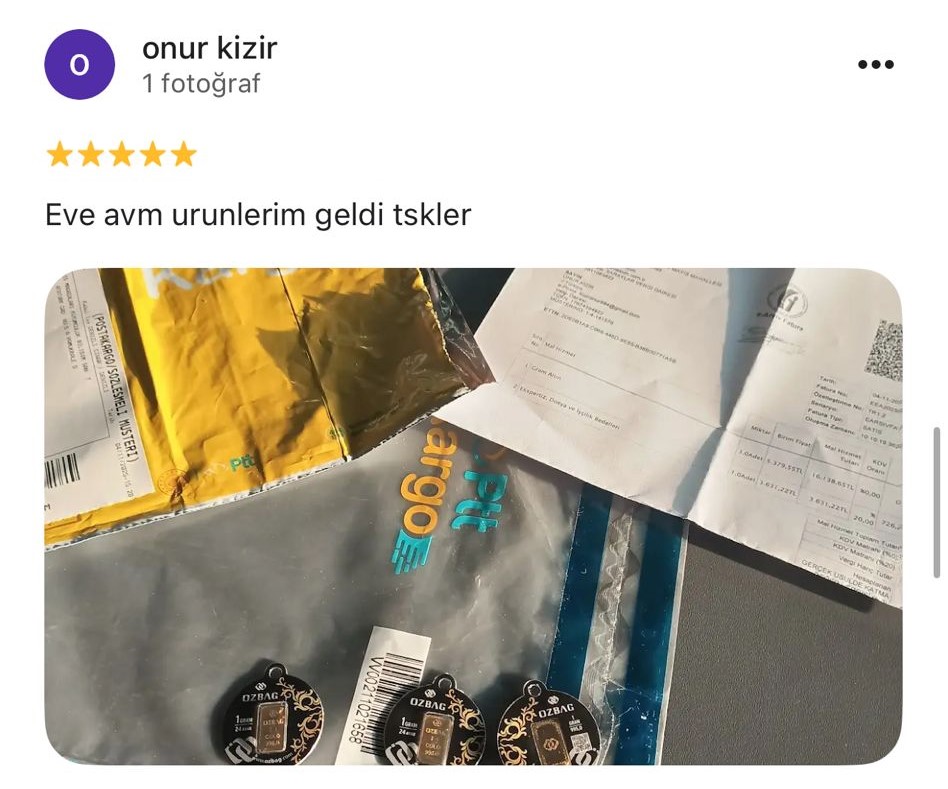 Google yorum görseli - onur kizir