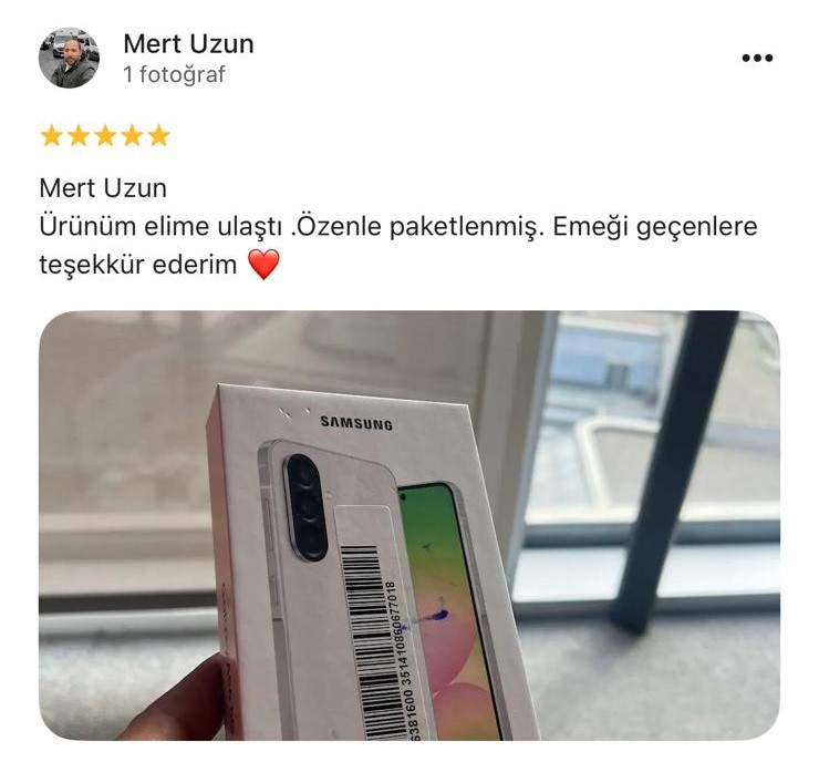 Google yorum görseli - Mert Uzun